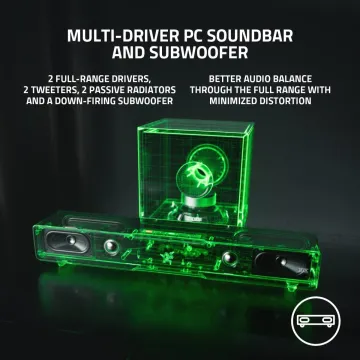 Razer LEVIATHAN V2 - RGB Gaming Sound Bar - THX Spatial 7.1 Audio - 