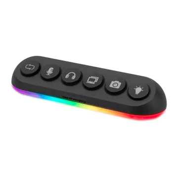 Streamplify HUB DECK 5 - 5 Port Streaming Deck 4x USB 3.0, 1x USB 2.0, RGB, 12V