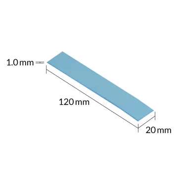 ARCTIC TP-3 120x20mm, 1.0mm - 4 Pack Premium Performance Thermal Pad - 