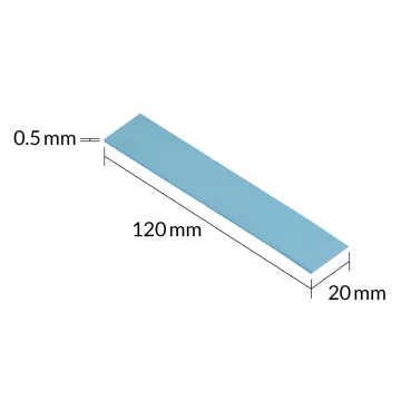 ARCTIC TP-3 120x20mm, 0.5mm - 4 Pack Premium Performance Thermal Pad - 