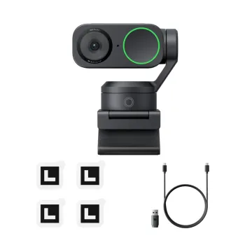 Insta360 Link 2 - 2 Axis Gimbal Edition 4k WebCam, Smart Control, AI Tracking - 