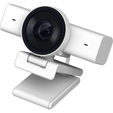 Razer KIYO V2 X White - 2K 60fps - Auto Focus - 80° FOV - Low Light Sensor - USB Streaming Webcam