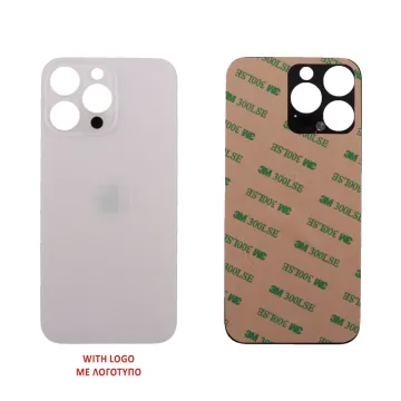 FOR IPHONE 14 PRO MAX BATTERY COVER + 3M STICKER WHITE 3P OR