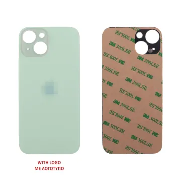 FOR IPHONE 15 BATTERY COVER + 3M STICKER GREEN 3P OR