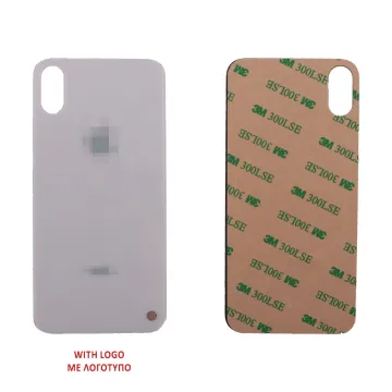 FOR IPHONE X BATTERY COVER + 3M STICKER WHITE 3P OR