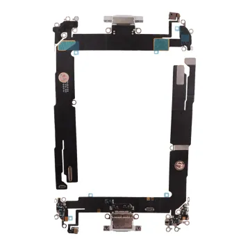 IPHONE 16 PLUS (TYPE C) ΚΑΛΩΔΙΟ FLEX ΚΟΝΕΚΤΟΡΑ ΦΟΡΤΙΣΗΣ + AUDIO PORT-ΜΙΚΡΟΦΩΝΟ WHITE 3P OR