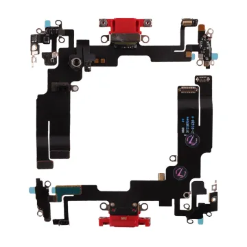 IPHONE 14 (LIGHTNING) ΚΑΛΩΔΙΟ FLEX ΚΟΝΕΚΤΟΡΑ ΦΟΡΤΙΣΗΣ + AUDIO PORT + ΜΙΚΡΟΦΩΝΟ RED 3P OR