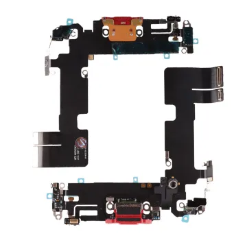 IPHONE 13 ΚΑΛΩΔΙΟ (LIGHTNING) ΚΑΛΩΔΙΟ FLEX ΚΟΝΕΚΤΟΡΑ ΦΟΡΤΙΣΗΣ + AUDIO PORT + ΜΙΚΡΟΦΩΝΟ RED 3P OR