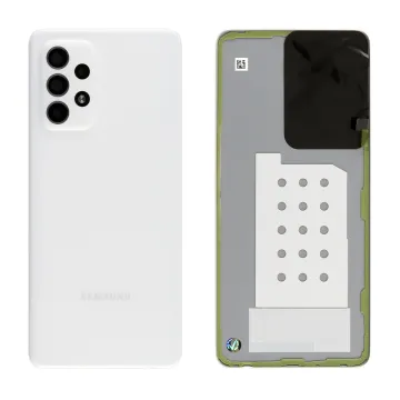 SAMSUNG A52 4G A525/A52 5G A526 BATTERY COVER + CAMERA LENS ΜΕ ΑΥΤΟΚΟΛΛΗΤΗ ΤΑΙΝΙΑ ΑΔΙΑΒΡΟΧΟΠΟΙΗΣΗΣ WHITE 3P OR