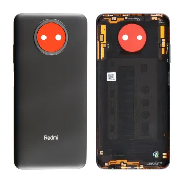XIAOMI REDMI NOTE 9 5G BATTERY COVER + SIDE KEYS BLACK 3P OR