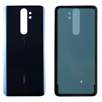 XIAOMI REDMI NOTE 8 PRO BATTERY COVER + ΑΥΤΟΚΟΛΛΗΤΗ ΤΑΙΝΙΑ ΑΔΙΑΒΡΟΧΟΠΟΙΗΣΗΣ BLACK