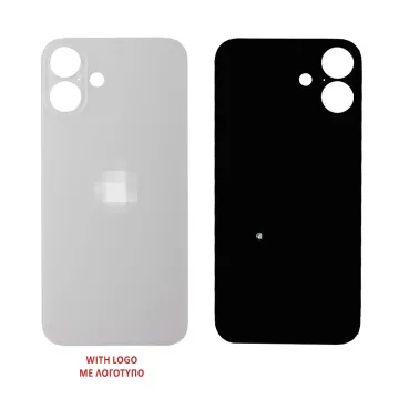 FOR IPHONE 16 PLUS BATTERY COVER WHITE 3P OR