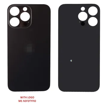 FOR IPHONE 16 PRO MAX BATTERY COVER BLACK 3P OR