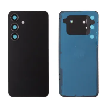 SAMSUNG S24 5G S921 BATTERY COVER + LENS BLACK + ΑΥΤΟΚΟΛΛΗΤΗ ΤΑΙΝΙΑ ΑΔΙΑΒΡΟΧΟΠΟΙΗΣΗΣ 3P OR