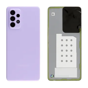 SAMSUNG A52 4G A525/A52 5G A526 BATTERY COVER + CAMERA LENS ΜΕ ΑΥΤΟΚΟΛΛΗΤΗ ΤΑΙΝΙΑ ΑΔΙΑΒΡΟΧΟΠΟΙΗΣΗΣ PURPLE 3P OR