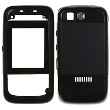 NOKIA 5200 BLACK BACK-FRONT COVER ORIGINAL SERVICE PACK