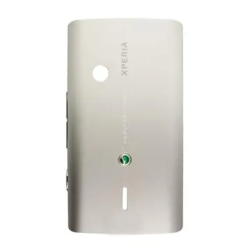 SONY ERICSSON X8 XPERIA BATTERY COVER WHITE-SILVER-SIDE KEYS ORIGINAL SERVICE PACK