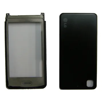 LG GD510 Pop FRONT-BATTERY COVER BLACK (NO LENS) 3P OR
