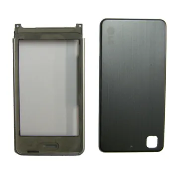 LG GD510 Pop FRONT-BATTERY COVER SILVER (NO LENS) 3P OR
