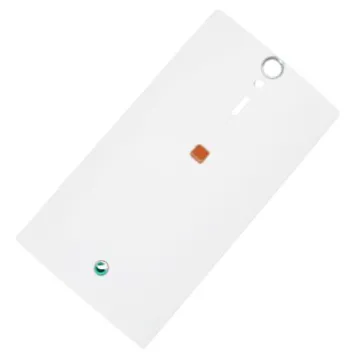 SONY ST25i XPERIA U BATTERY COVER ORANGE WHITE ORIGINAL SERVICE PACK