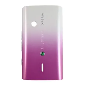 SONY ERICSSON X8 XPERIA BATTERY COVER WHITE-PINK-SIDE KEYS ORIGINAL SERVICE PACK