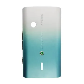 SONY ERICSSON X8 XPERIA BATTERY COVER WHITE-AQUA-SIDE KEYS ORIGINAL SERVICE PACK