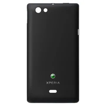 SONY ST23i XPERIA MIRO BATTERY COVER BLACK ORIGINAL SERVICE PACK