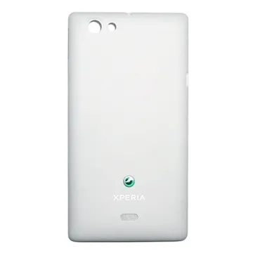SONY ST23i XPERIA MIRO BATTERY COVER WHITE ORIGINAL SERVICE PACK