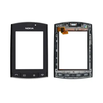 NOKIA ASHA 303 TOUCH + LENS + FRONT COVER BLACK 3P OR