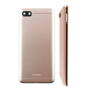 XIAOMI REDMI 6A BATTERY COVER DUAL SIM GOLD ΜΕ ΠΛΑΙΝΑ ΠΛΗΚΤΡΑ 3P OR