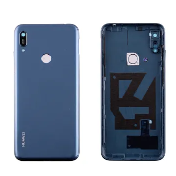 HUAWEI Y6 2019/Y6 PRO BATTERY COVER + LENS + SIDE KEYS BLUE 3P OR