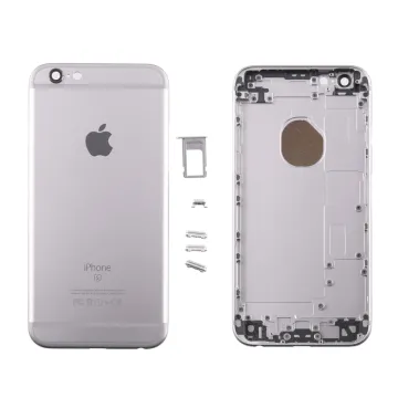 FOR IPHONE 6S BATTERY COVER GREY + SIDE KEYS + SIM HOLDER 3P OR