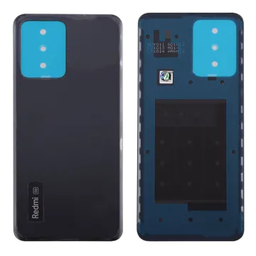 XIAOMI REDMI NOTE 12 5G BATTERY COVER ΜΕ ΑΥΤΟΚΟΛΛΗΤΗ ΤΑΙΝΙΑ ΑΔΙΑΒΡΟΧΟΠΟΙΗΣΗΣ BLACK 3P OR