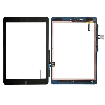 IPAD 9.7 2018 A1893/A1954 TOUCH SCREEN+LENS + HOME BUTTON FLEX BLACK 3P OR