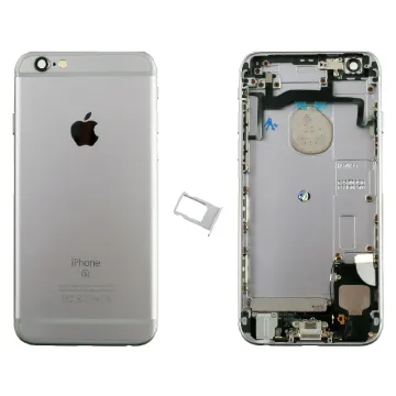 FOR IPHONE 6S BATTERY COVER GREY + FLEX COMPLETE + SIDE KEYS + SIM HOLDER 3P OR