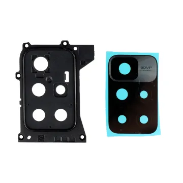 XIAOMI REDMI 10 CAMERA COVER + LENS ΜΕ ΚΟΛΛΑ BLACK 3P OR