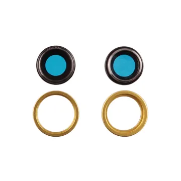 IPHONE 14/14 PLUS CAMERA LENS + RINGS SET 2 PCS SILVER 3P OR