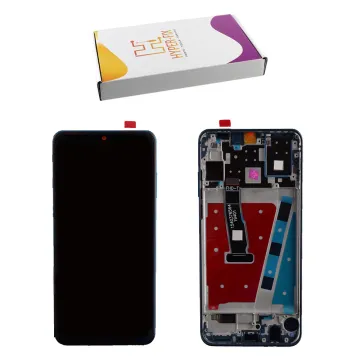 HUAWEI P30 LITE ΟΘΟΝΗ IPS + TOUCH SCREEN + LENS + FRAME HF-02352RQA BLUE HYPER-FIX SERVICE PACK