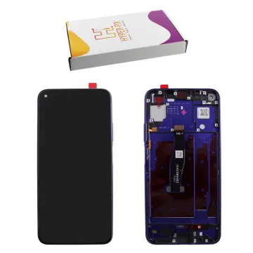 HONOR 20/HUAWEI NOVA 5T ΟΘΟΝΗ IPS + TOUCH SCREEN + LENS + FRAME HF-02353EBH PURPLE HYPER-FIX SERVICE PACK