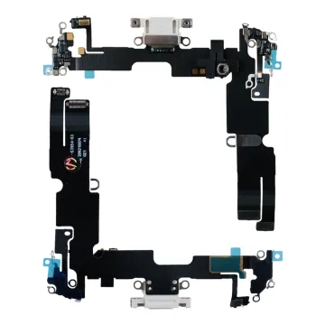 IPHONE 14 PLUS (LIGHTNING) ΚΑΛΩΔΙΟ FLEX ΚΟΝΕΚΤΟΡΑ ΦΟΡΤΙΣΗΣ + AUDIO PORT + ΜΙΚΡΟΦΩΝΟ TITANIUM SILVER 3P OR