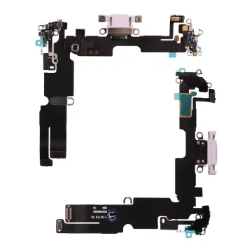 IPHONE 14 PLUS (LIGHTNING) ΚΑΛΩΔΙΟ FLEX ΚΟΝΕΚΤΟΡΑ ΦΟΡΤΙΣΗΣ + AUDIO PORT + ΜΙΚΡΟΦΩΝΟ TITANIUM PURPLE 3P OR