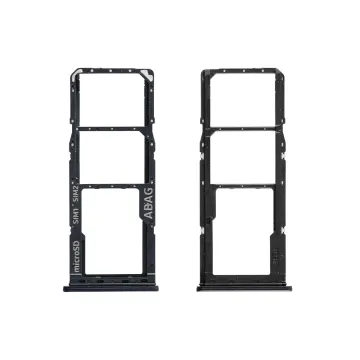 SAMSUNG A21S A217 DUAL SIM CARD + MEMORY HOLDER BLACK GH98-45392A ORIGINAL SERVICE PACK