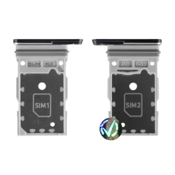 SAMSUNG S22 ULTRA 5G S908 DUAL SIM CARD HOLDER GREEN GH98-47138D ORIGINAL SERVICE PACK