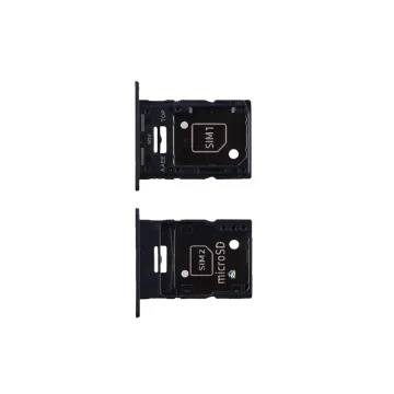 SAMSUNG A15 4G A155 SIM CARD + MEMORY HOLDER BLACK GH98-48940E ORIGINAL SERVICE PACK