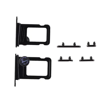 FOR IPHONE 16e SIDE KEYS + SIM CARD HOLDER BLACK 3P OR