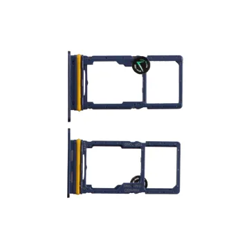 SAMSUNG A17 5G A176 DUAL SIM CARD + MEMORY HOLDER BLUE GH98-50471C ORIGINAL SERVICE PACK