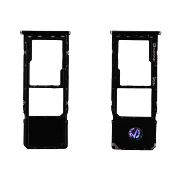 SAMSUNG A7 A750 DUAL SIM CARD HOLDER BLACK 3P OR