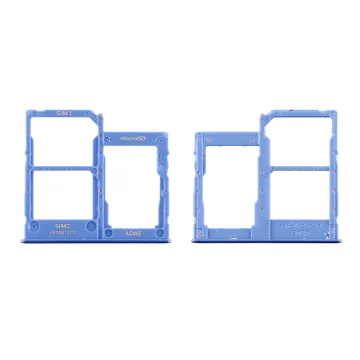 SAMSUNG A41 A415 DUAL SIM CARD/MEMORY HOLDER BLUE GH98-45275D ORIGINAL SERVICE PACK