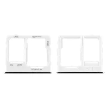 SAMSUNG A32 5G A326 SIM CARD + MEMORY HOLDER WHITE GH63-19393B ORIGINAL SERVICE PACK