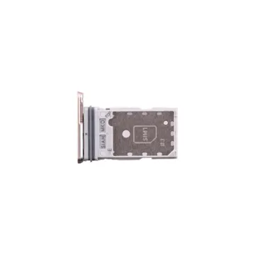 SAMSUNG S23 ULTRA 5G S918 DUAL SIM CARD HOLDER CREAM GH98-48039B ORIGINAL SERVICE PACK